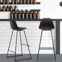 Set of 2 designer stools - simple design 