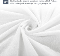 Mattress Protector Pad Underlay Bed Slat Mat Non-Slip White