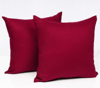Pillowcases made of 100% cotton, chocolate, 50x50cm