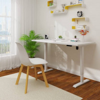 Height-adjustable desk electrically with motor 4 memory controls