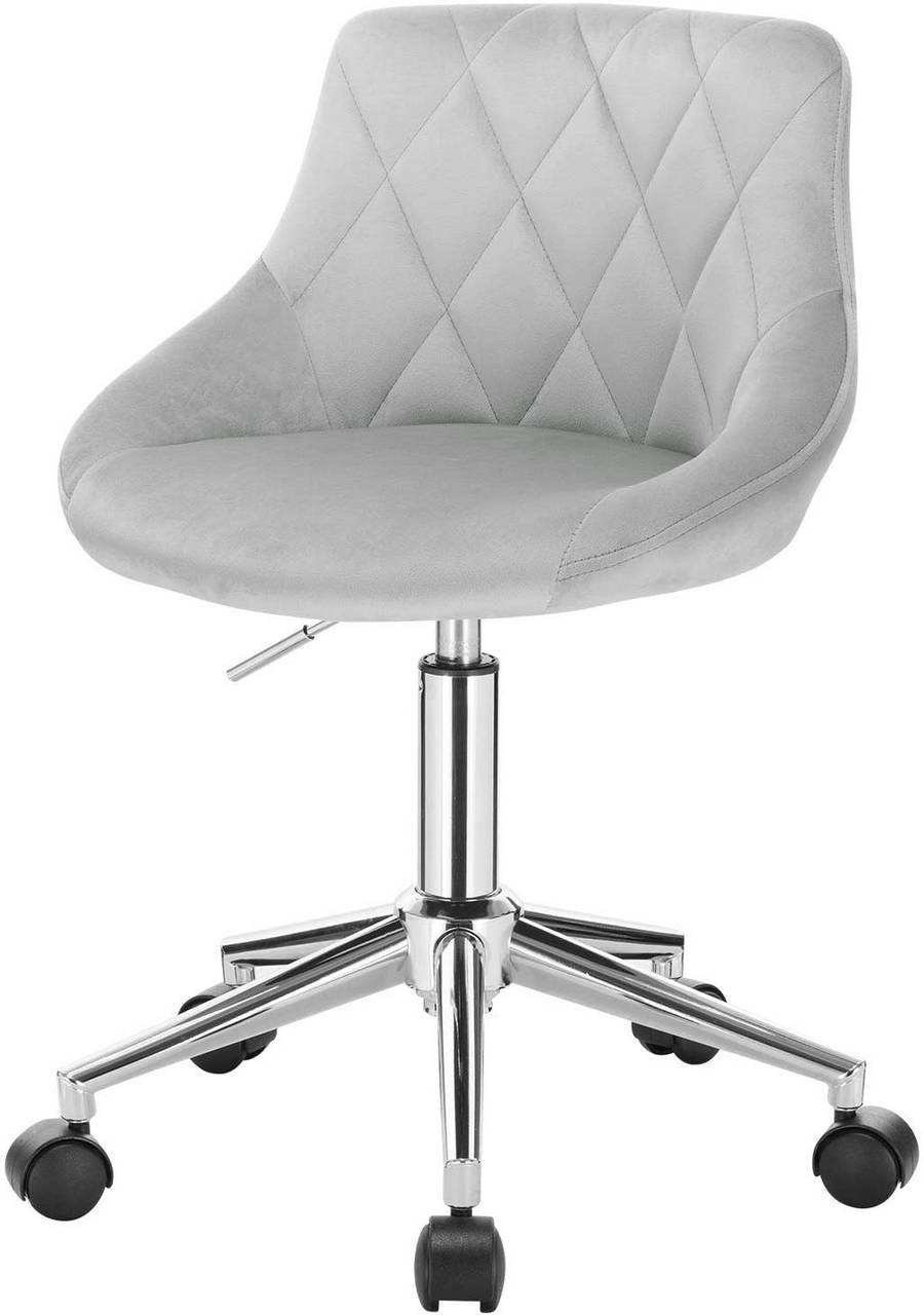 office stool task stool with wheels made of velvet sonia