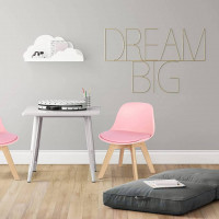 Set of 2 children's chairs with wooden legs for children's rooms