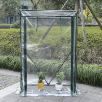 Foil Greenhouse Greenhouse Summer House Transparent 100x50x150/136 cm