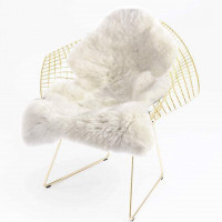 Faux Sheepskin Rug Area Rug Carpet Tile Soft Silky Fleece Chair Cover Seat for Bedroom
