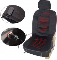 Car seat heating for seat & back black