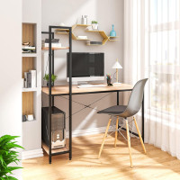 Schreibtisch Büromöbel PC Tisch Bürotisch Arbeitstisch aus Holz&Stahl