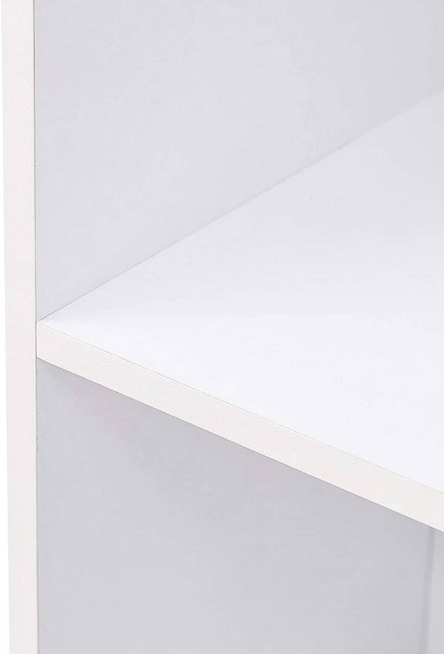 Target Home Étagère pour Livres 5 Compartiments étagère indépendante  étagère de Rangement (198 cm, Blanc) : : Cuisine et Maison
