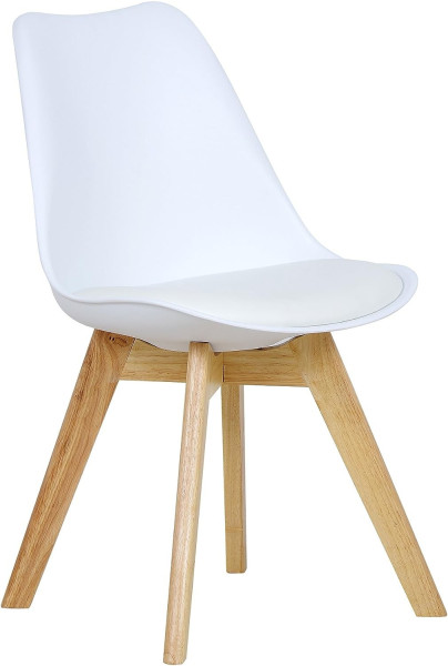 Esszimmerstuhl-Design-Stuhl-aus-PP-Kunstleder-Schaumstoff-Massivholz-BH29ws-Weiß#