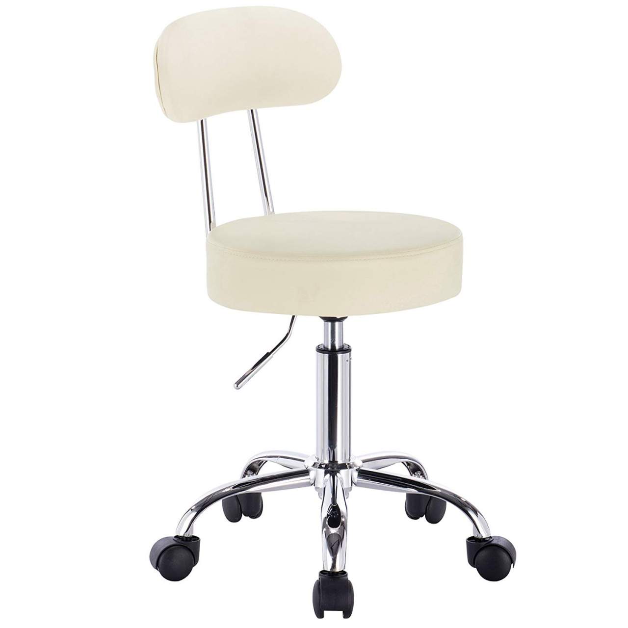 XZSBDXHH Taburete giratorio ajustable con ruedas para escritorio de  oficina, silla de trabajo de dibujo de altura ajustable de 42 a 21.7 in  para el