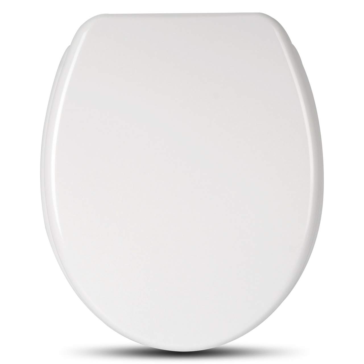 Toilet Lid Loo Cover for Family Bathroom with Assemble Fixtures Duroplast WOLTU Soft Close Toilet Seat Anti-Bacterial Toilet Seats with Adjustable Hinge 