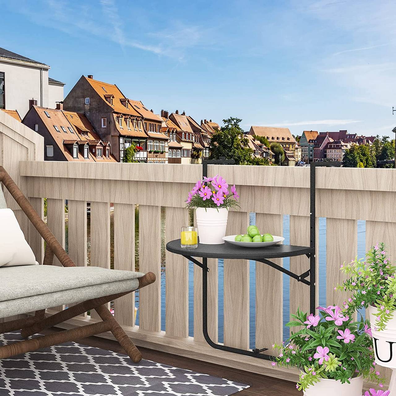 WEKA - Armario para balcón/terraza - 43 x 80 x 160 cm