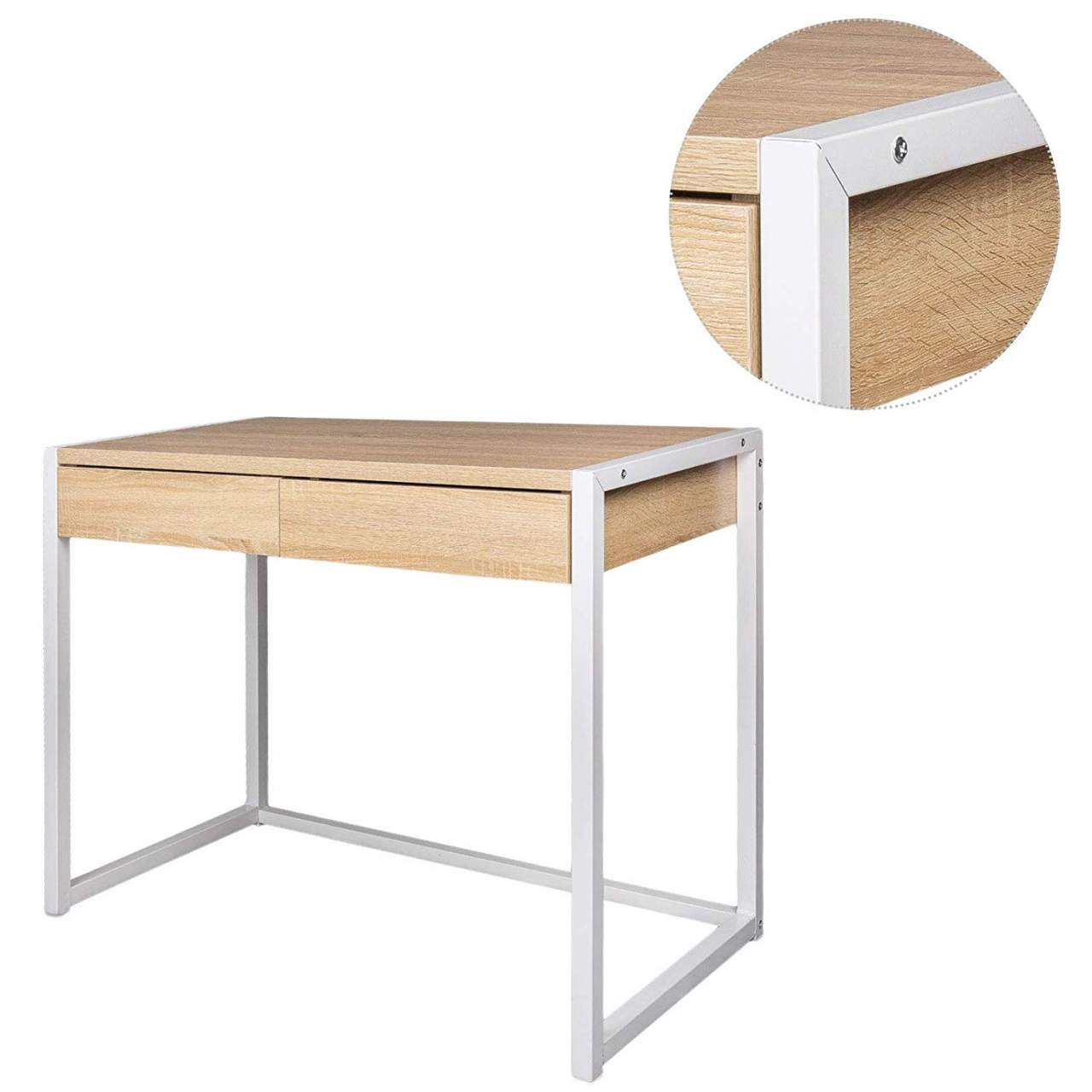 Desk With Two Drawers Model Joy Woltu Eu