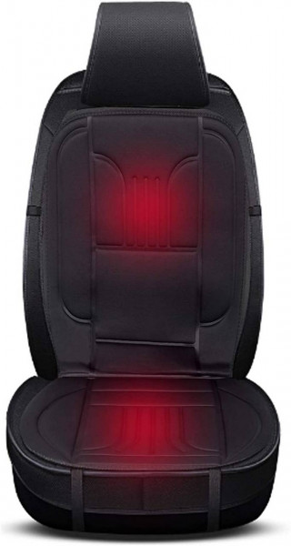 Sitzheizung Auto für Sitz & Rücken Überhitzungsschutz 12V schwarz 49 x 97,5 cm