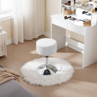 WOLTU Bar stool round, design stool height adjustable, rotatable, padded, cord seat
