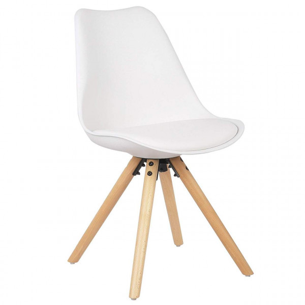Esszimmerstuhl 1 Stück mit Sitzfläche Design Stuhl Küchenstuhl Holz