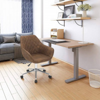 Work stool Desk chair with fabric backrest