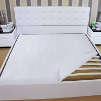 Mattress Protector Pad Underlay Bed Slat Mat Non-Slip White