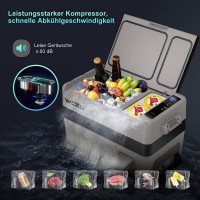 elektrische Kompressor 40 L Auto Kühlbox, Gefrierbox tragbar, mit Rollen, mit USB-Schnittstell
