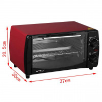 Mini oven with baking tray, 800 watts, 12 liters