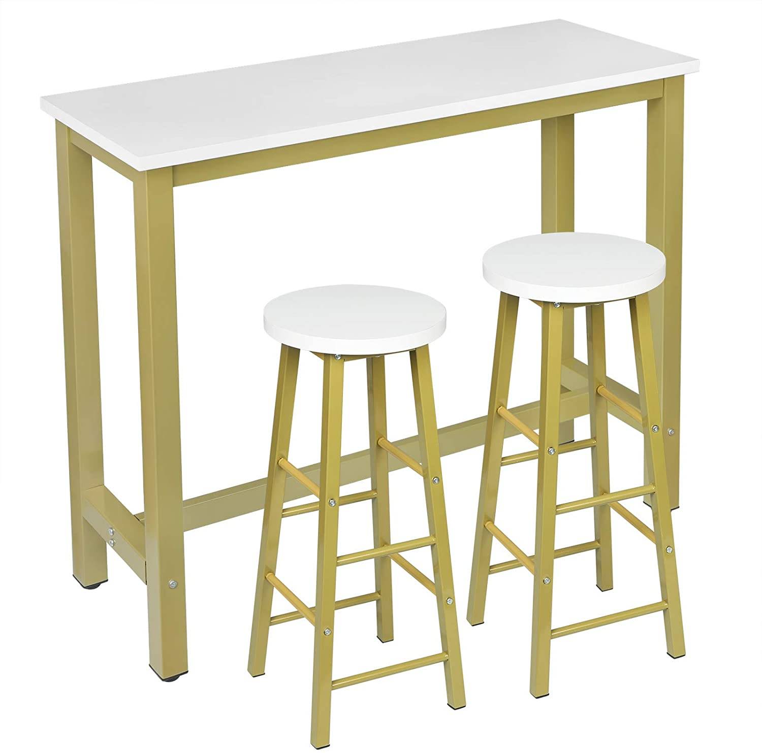 Bar Table Set 3 Part Bistro With, Bar Stool Table Set Of 2