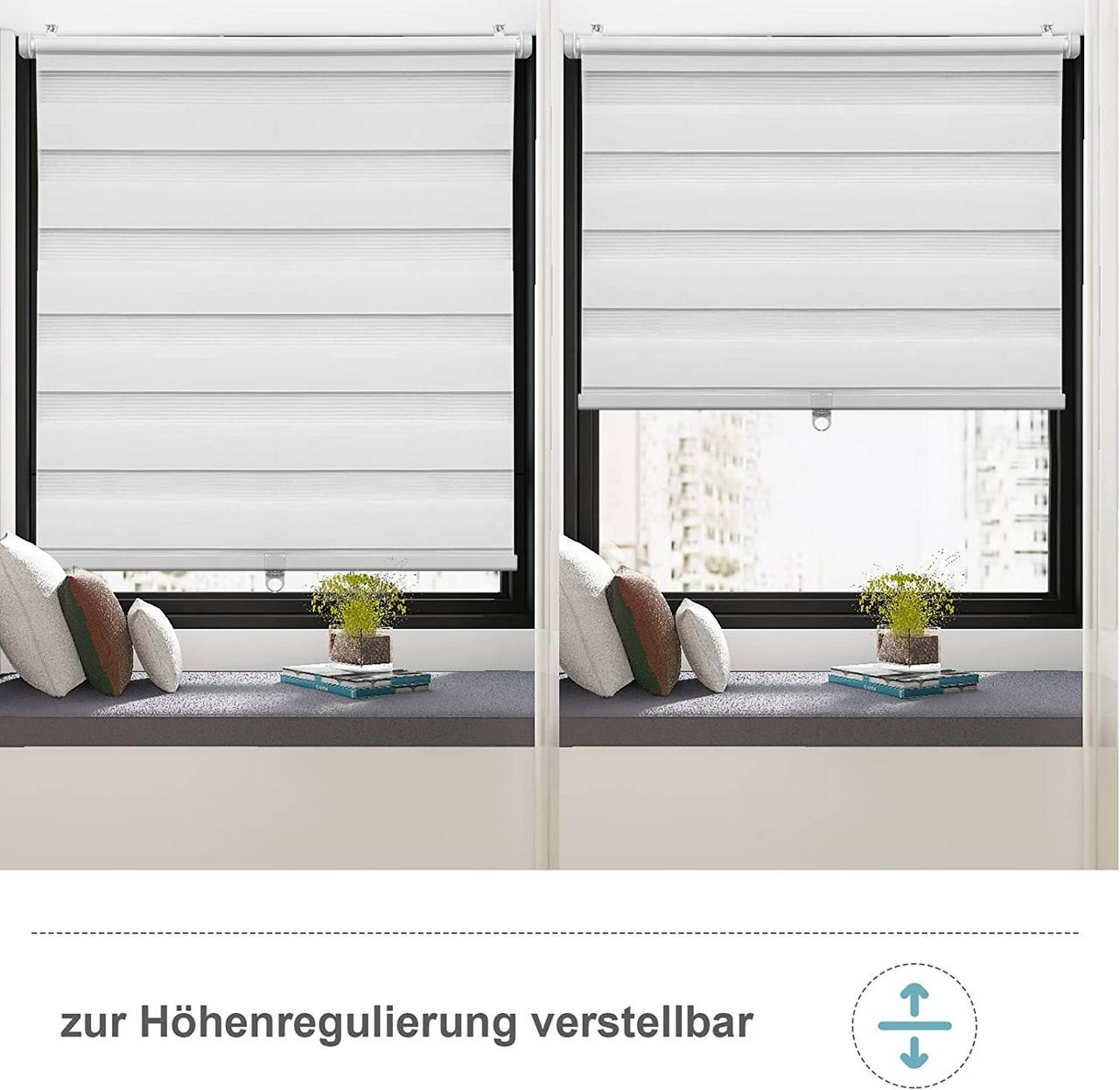 Tende a rullo per finestre senza fori Klemmfix ECD Germany