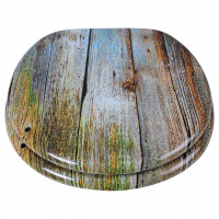 Wooden Toilet Seat Soft Close Lid Seat