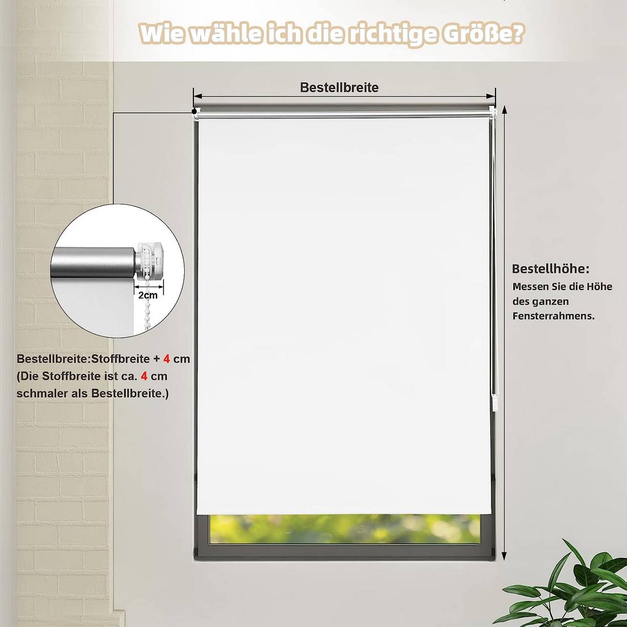 Buy SIENOC Thermorollo Blackout blind Klemmfix without drilling