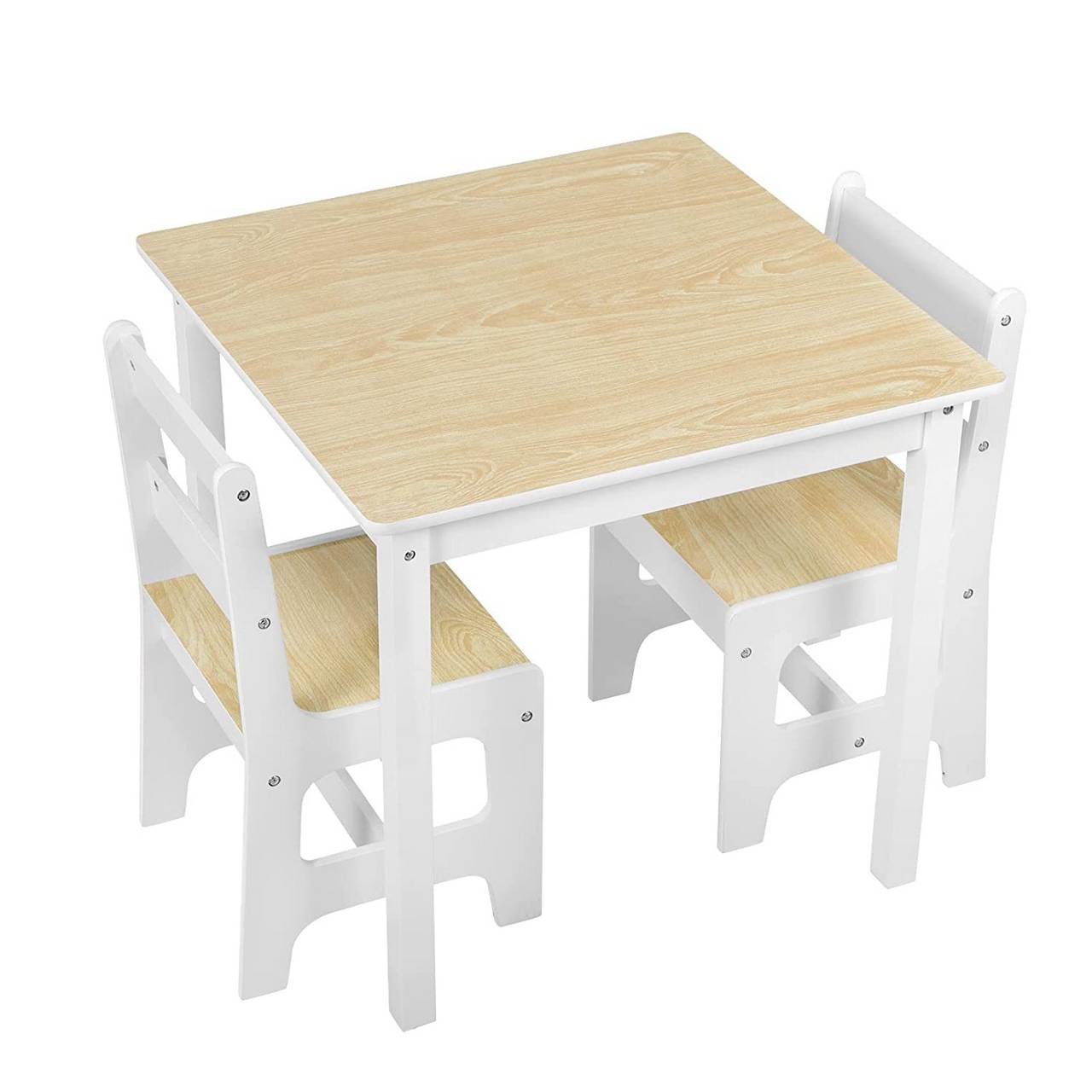 Kindersitzgruppe Kinderstuhl & Tisch Kindermöbel Maltisch mit 2 Stühlen Möbel BY 
