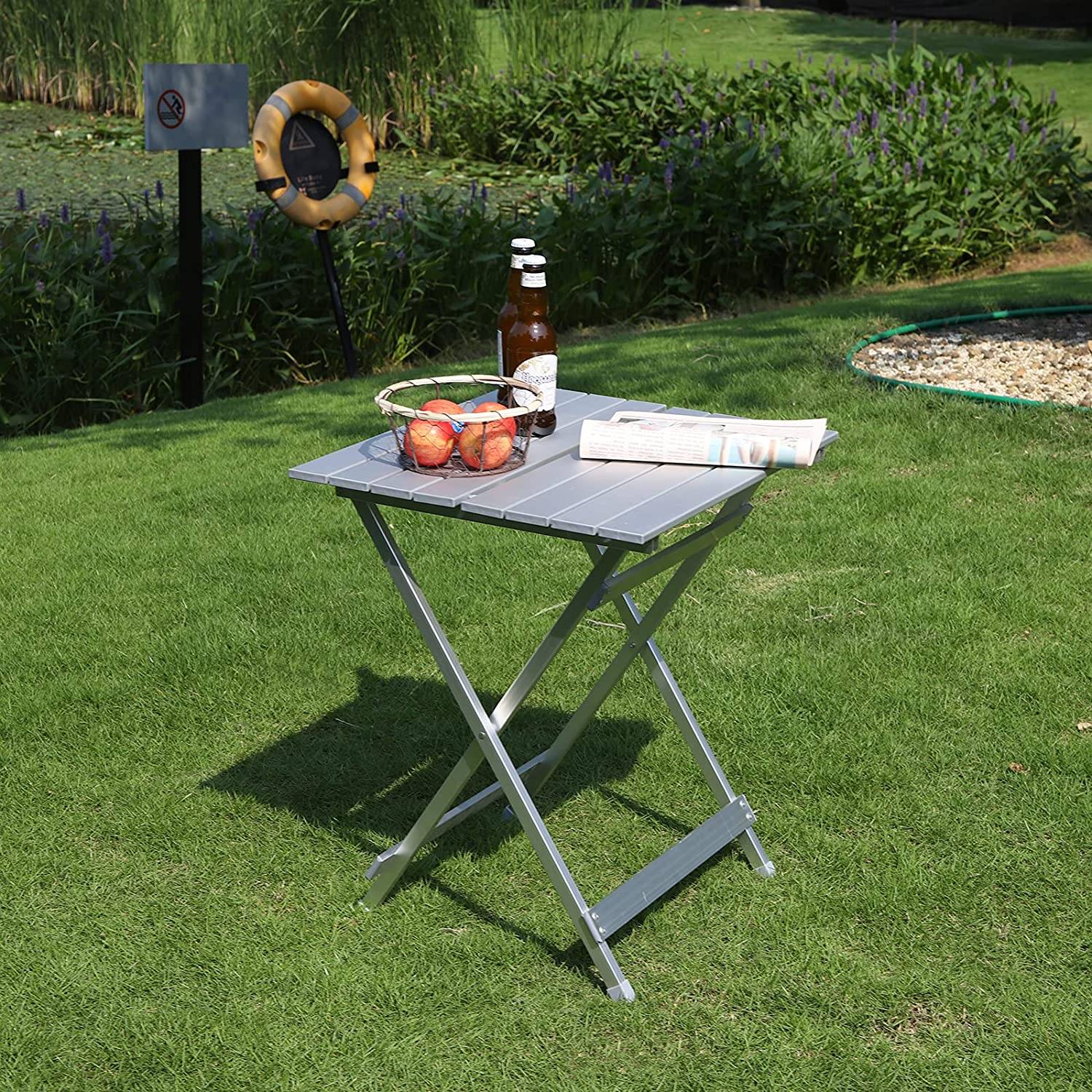 Table camping aluminium 80 cm