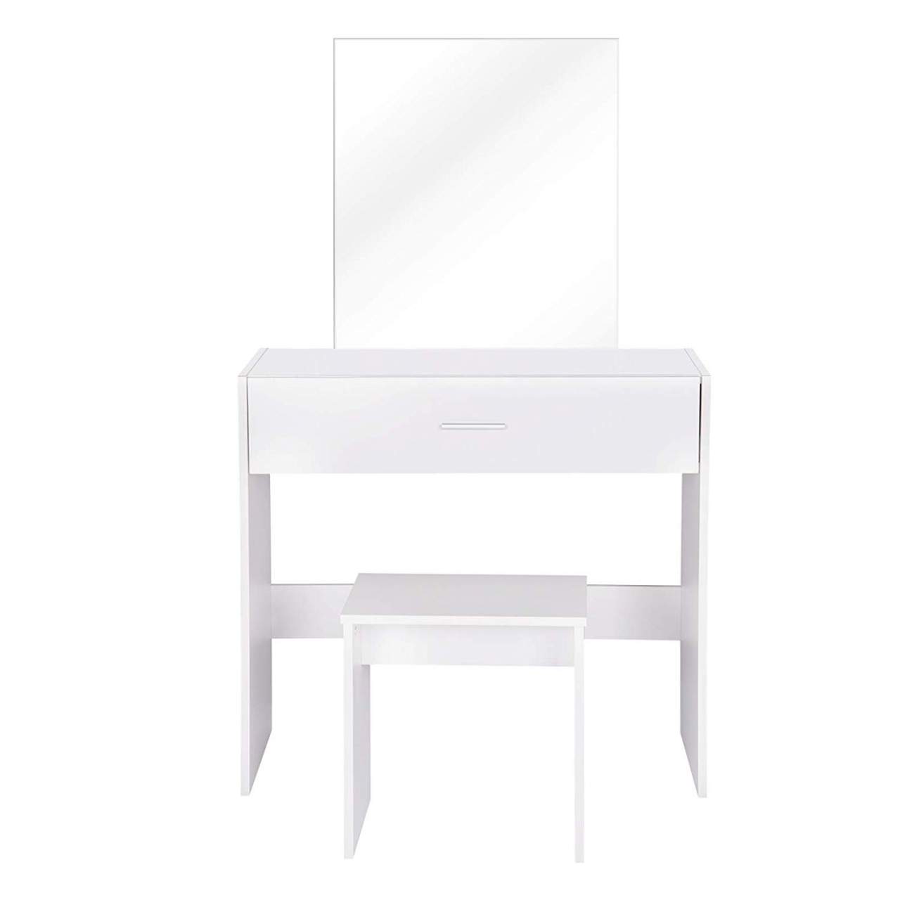 Dressing Table With Mirror Stool And Drawer Woltu Eu
