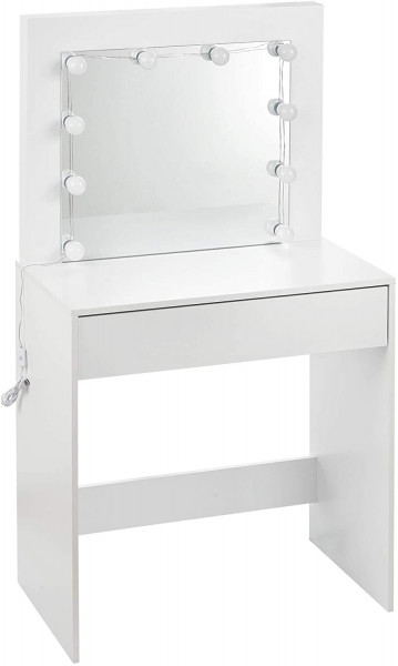 Dressing Table With Led Lighting Made, Slaystation Mini Vanity Table