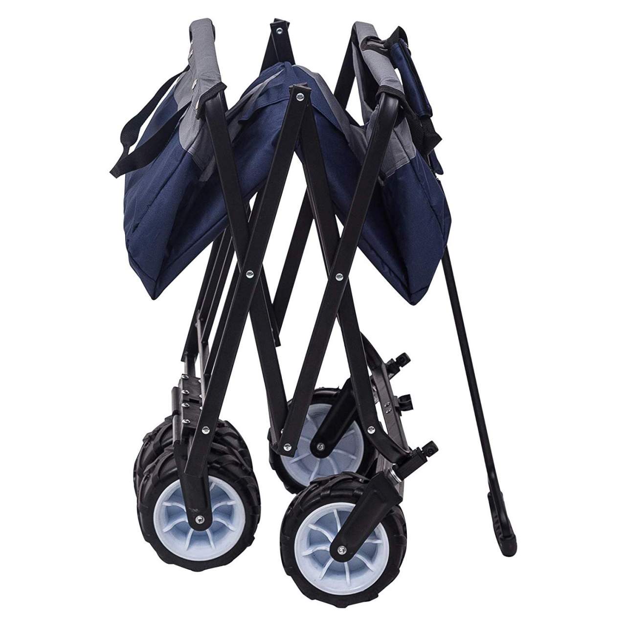 Garden Cart With 4 Wheels Portable Woltu Eu