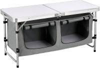 WOLTU CPT8132sb Table de Camping Pliante en Aluminium,Table de
