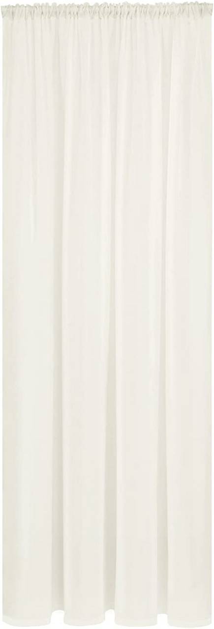 Voile Vorhang Transparent Gardinen mit Kräuselband für Schiene, Vorhänge  Seidengewerbe mit Flaum Gardineschals Luftig Lichtdurchlässig Deko Gardinen  Wohnzimmer