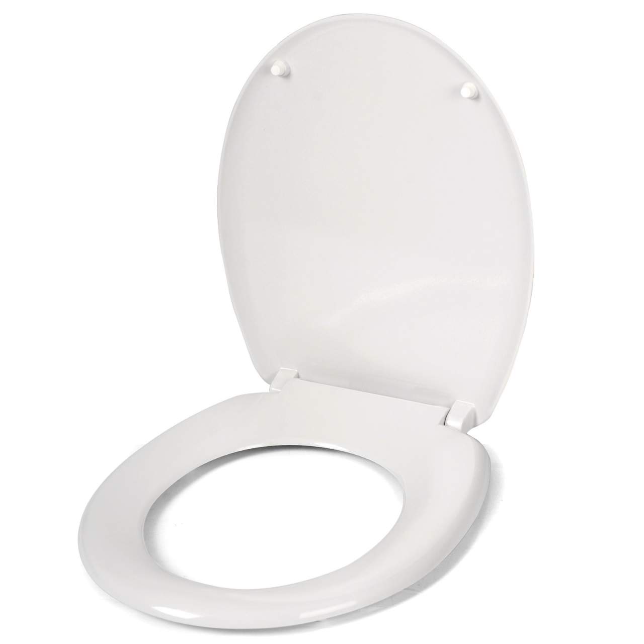 Bathroom Toilet Seat Soft Close Quick Release Top Fixing Hinges Heavy Duty UK 
