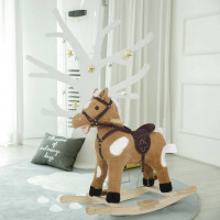 Rocking horse rocking animal baby toy with animal sounds and handles