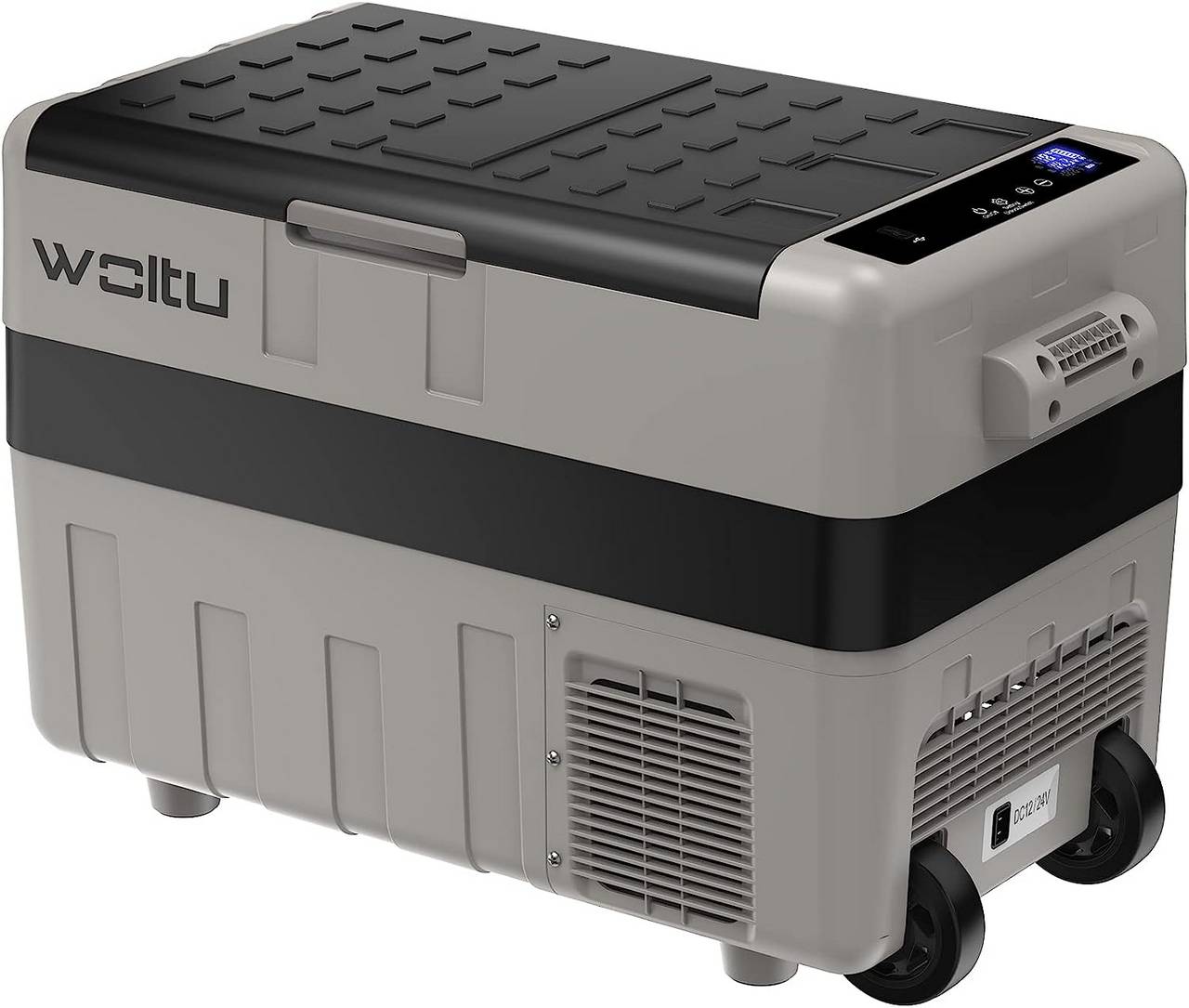 Glacière Électrique, Mini Congélateur, Mini Frigo Portable, Glacière pour  Auto, 40 L, avec roulettes et Port USB, 12/24 V et 100-240 V