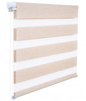 Day and Night Zebra Roller Blind Double Layer Roller Natural 