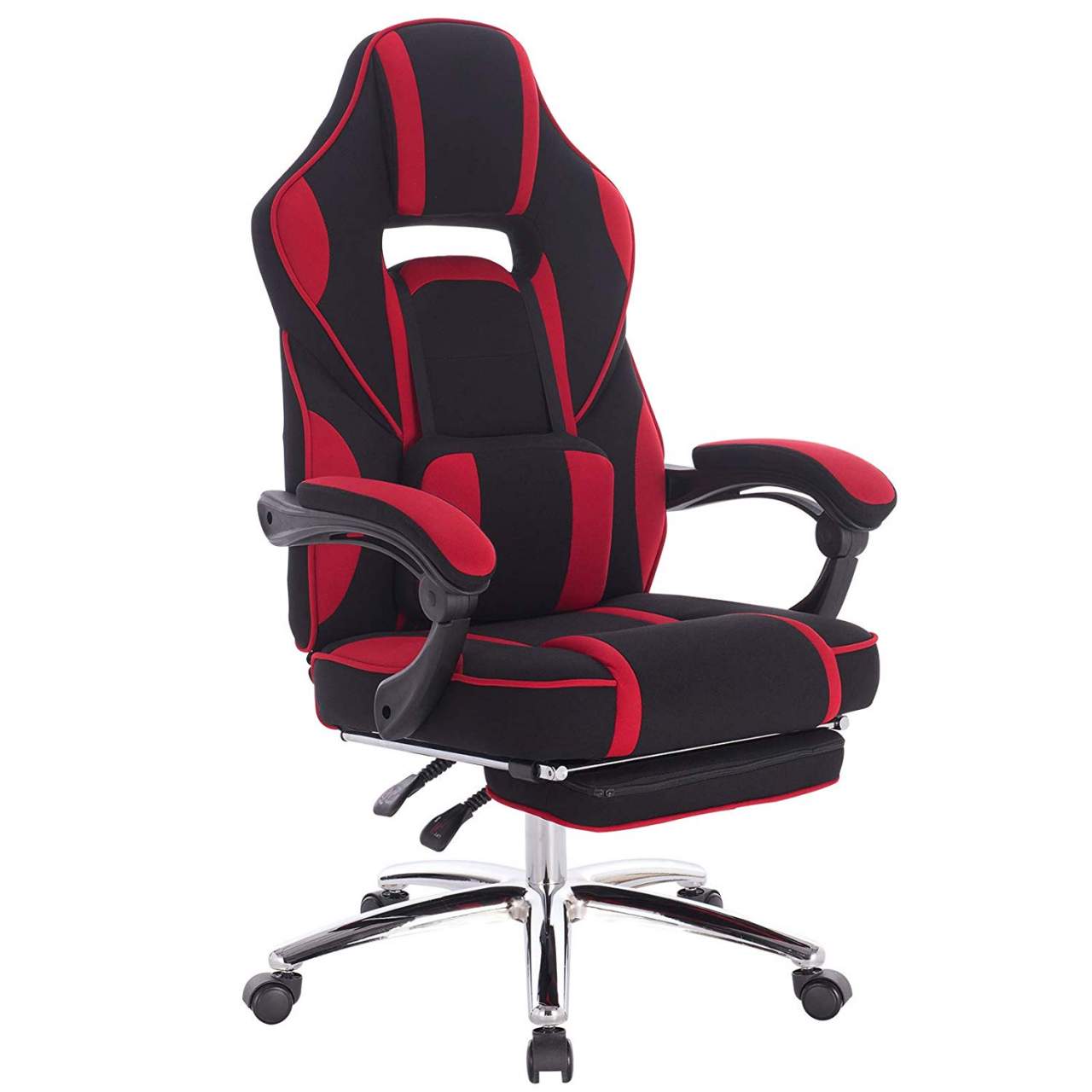 Gaming Stuhl Bürostuhl Chefsessel mit Fußstütze höhenverstellbar Racing Stuhl 